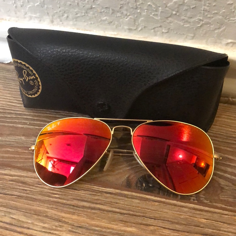 Polarized ray ban aviators